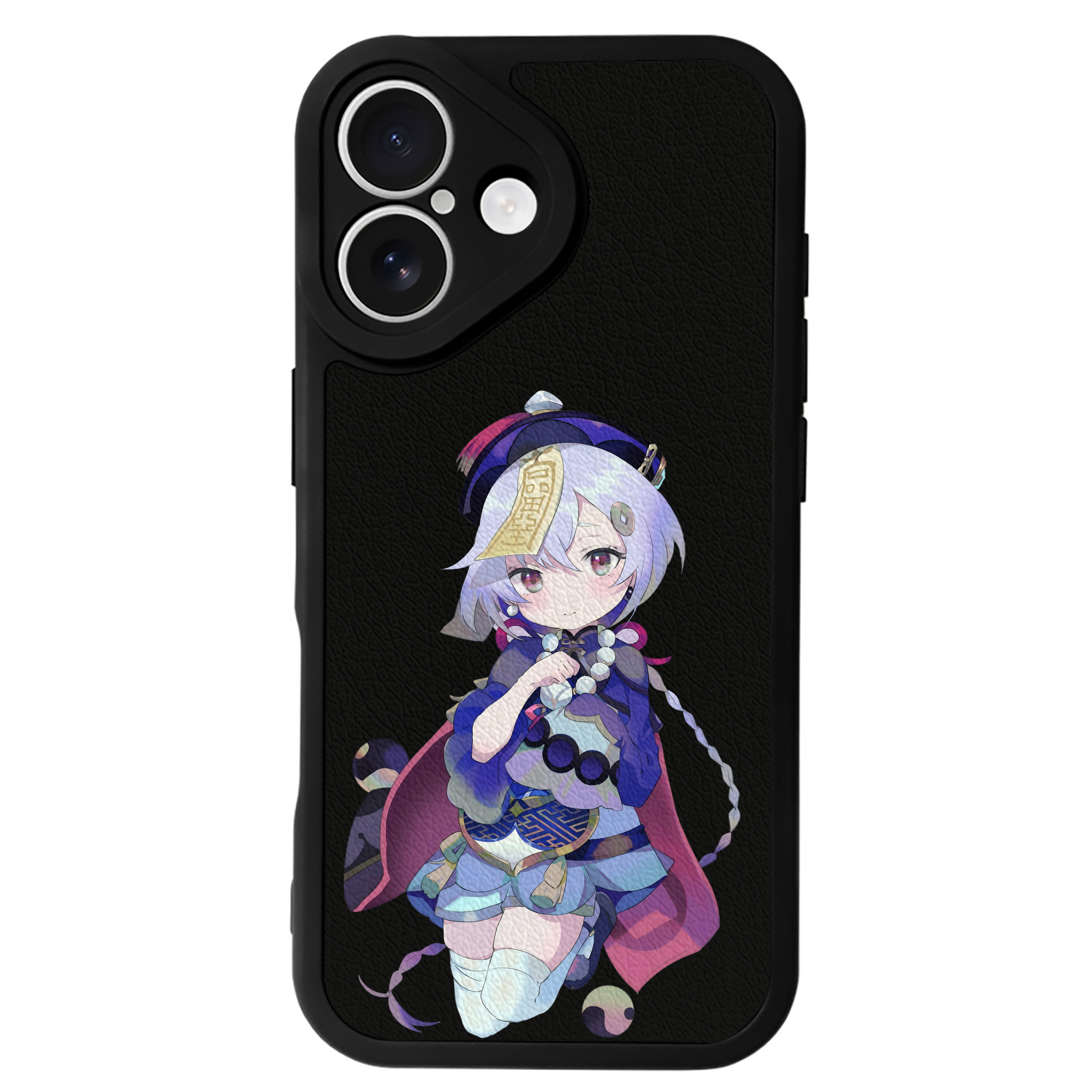 げんし神 七七 なな  genshin Nana 【iPhone 16シリーズ対応】シリコンスマホケース（レザー調） 材質：シリコン